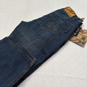Super Sliderz Oxford Dark Wash Motorcycle Jeans Men's Size 30x31
